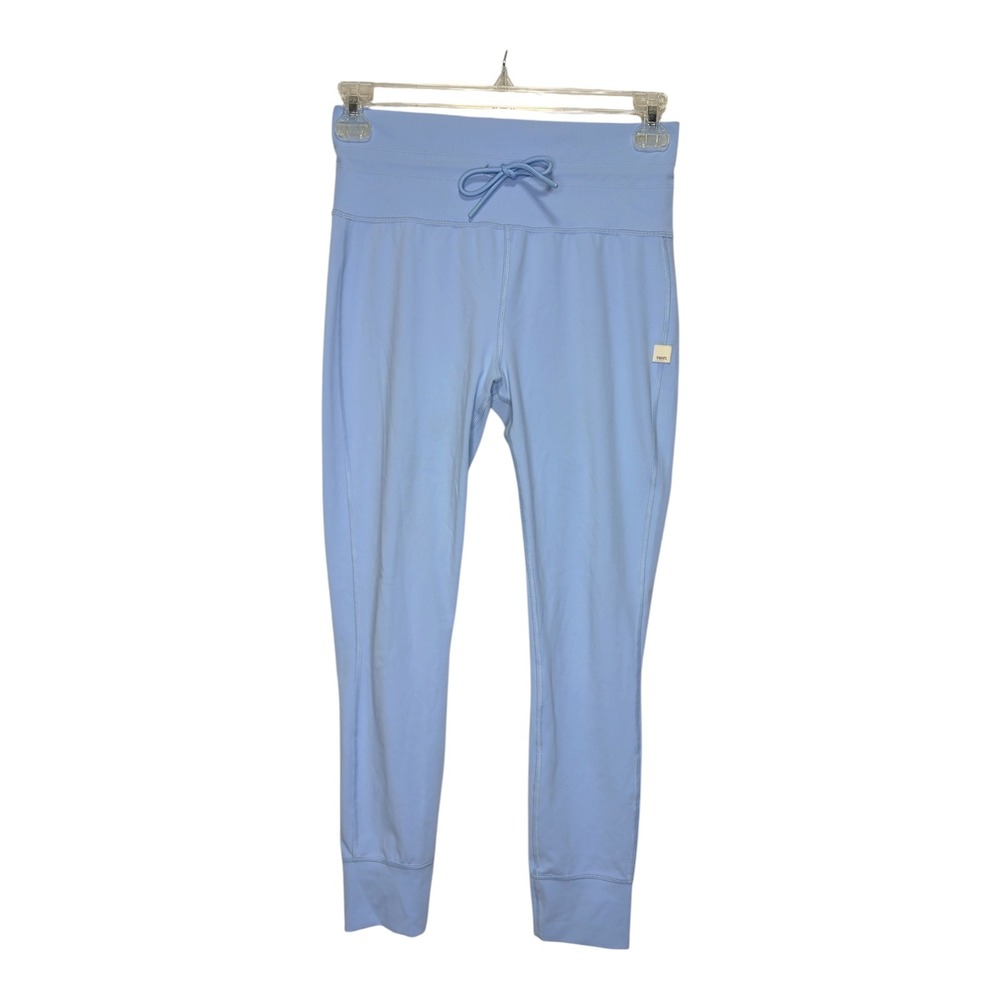 Vuori Daily Legging Light Blue High Waist Drawstring Yoga Pants VW323 Womens L